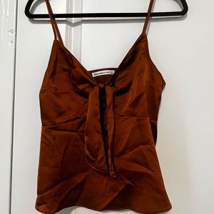 Abercrombie Burnt Orange Tank Top/ Camisole size small